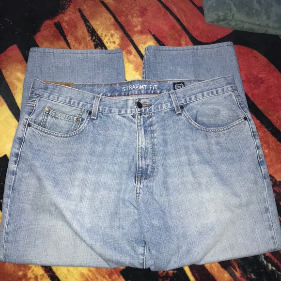 Chaps denim straight fit jeans 40/30 💕 - Picture 3 of 5